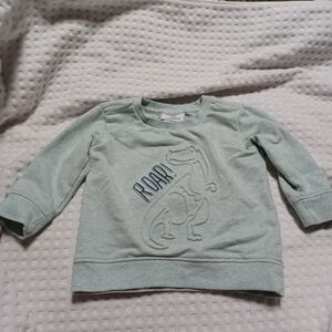 Tommy Bahama Kids Sweatshirt - Light Green with Dinosaur Design